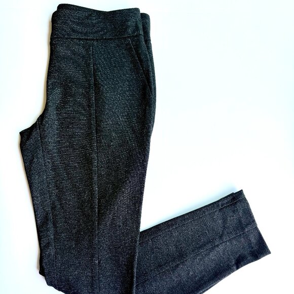 NWT Hilary Radley Charcoal Deep Grey Pull On Dress Pant Tapered Leggings  Small - Picture 1 of 6